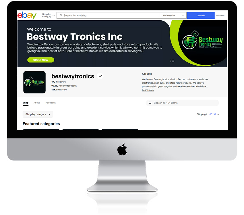 eBay template, ebay store and listing template, ebay logo, logo design